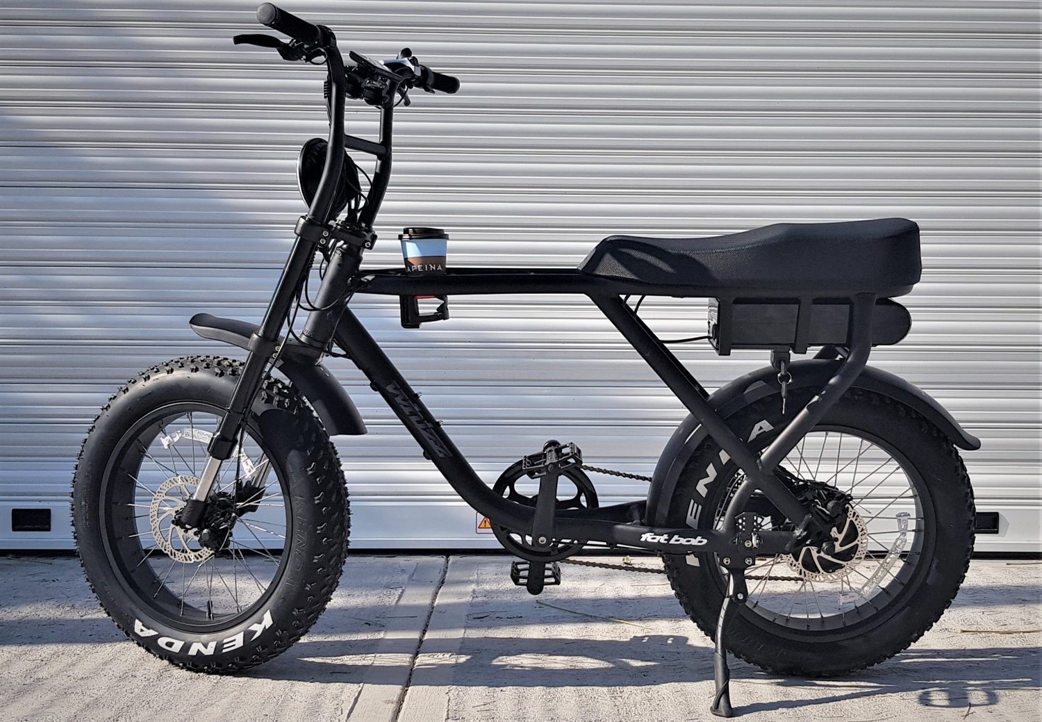 Whizz Fat Bob electric fat-tyre bike built and serviced at Stergios Bikes